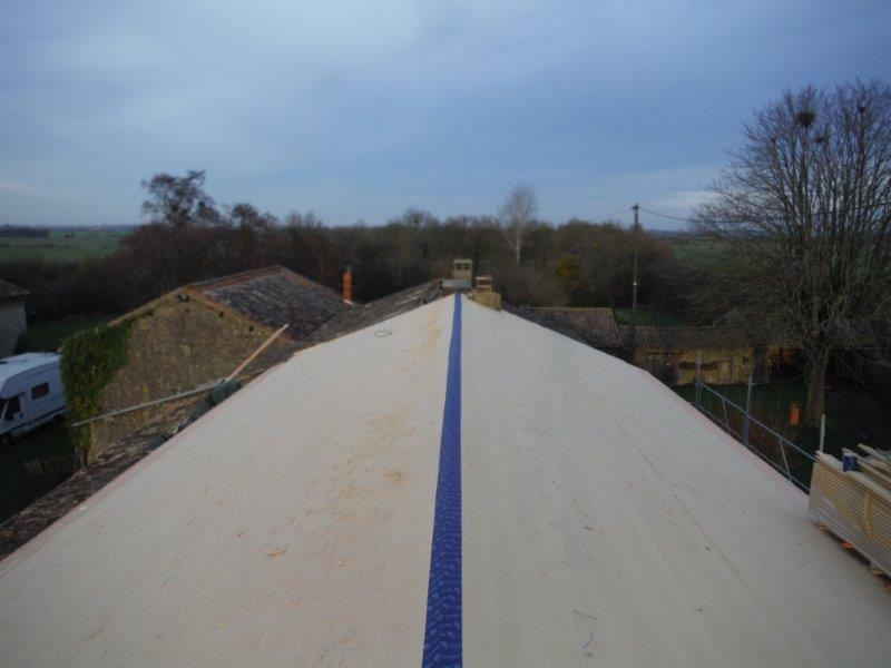 Isolation type sarking et couverture tuiles en Vienne (86)